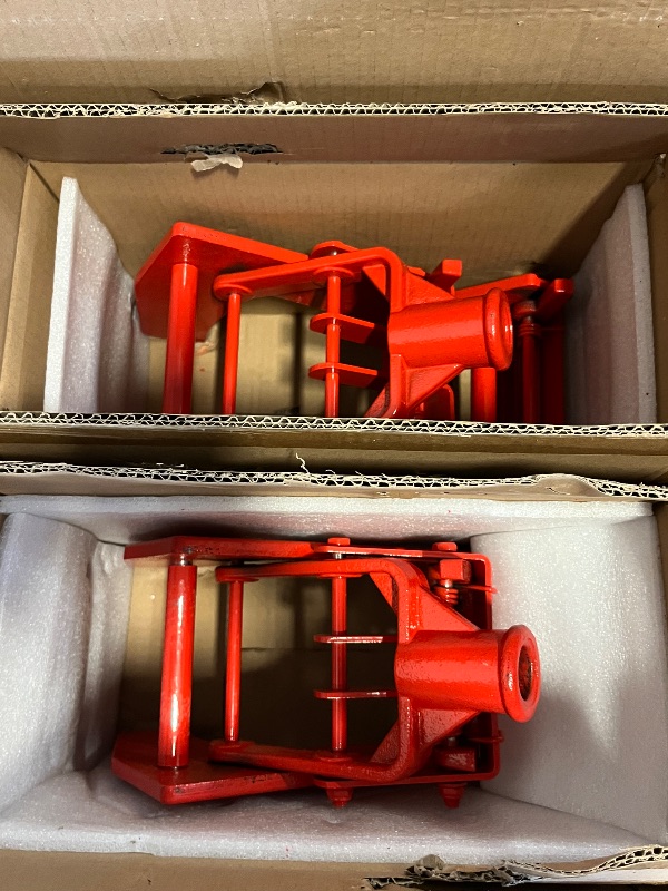 Photo 1 of 2 Pack Wall Jack, Portable Wall Jacks for Framing, Use with 1-1/2 X 3-1/2 in Fir Poles Or 1 in Od Steel Pipe, Malleable Casting Iron Wall Jack for Lifting Wall Beams, Capacity of Lifting 1,000 lbs
