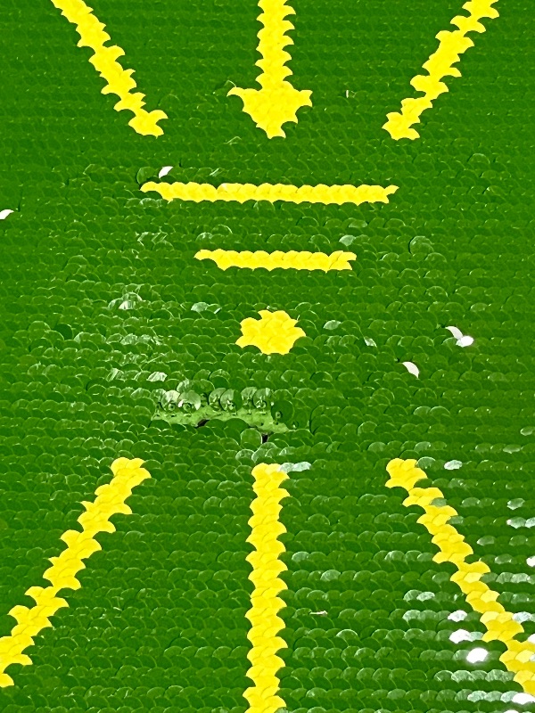 Photo 1 of Golf Swing Training Mat, 17"x12", Green, Sequins (Plastic) and Rubber, Portable, Practice Mat
