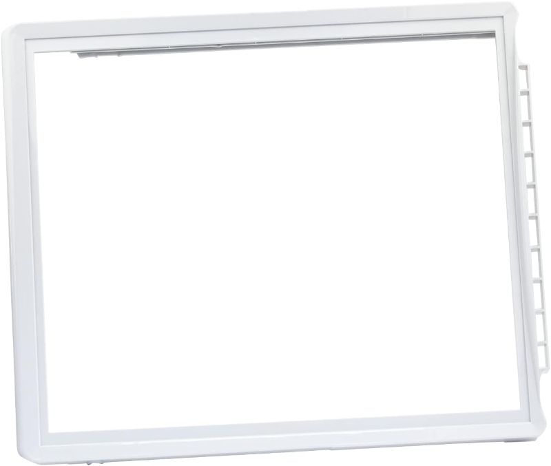Photo 1 of 241973101 Shelf Frame Without Glass Refrigerator Delicatessen Drawer Cover for Frigidaire, Kenmore, Crosley Refrigerator Replaces 1513005 AH2363843 EA2363843
