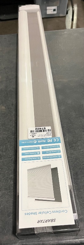 Photo 1 of No Drill Top Down Bottom Up Cellular Shades Cordless, No Tool Pull Down Blackout Honeycomb Shades, Room Darkening TDBU Cellular Blinds with Thermal Insulated Noise Reduction for Indoor Window

