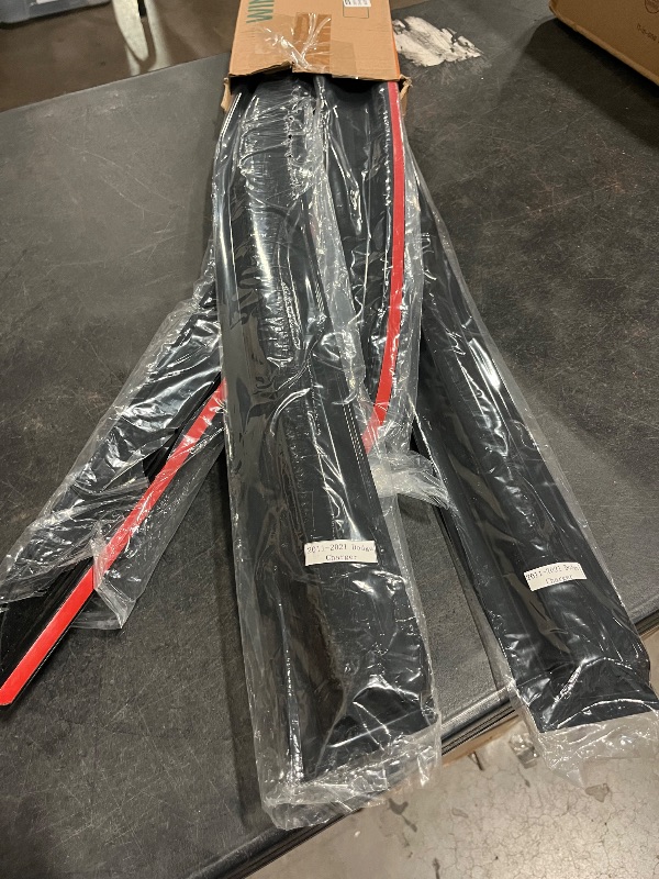 Photo 1 of Window Visors Rain Guards Deflector 4 Piece Set for 2011-2021 Dodge Charger 94313