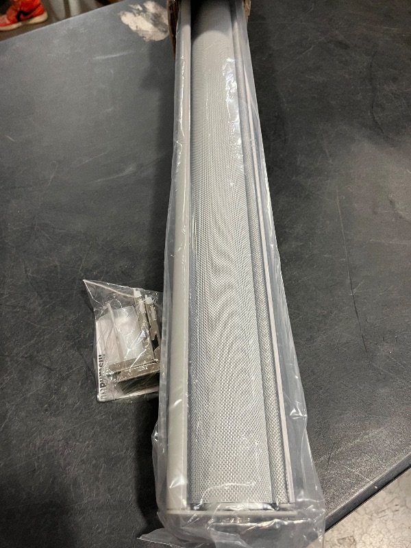 Photo 1 of Persilux Roller Window Shades for Home, Free-Stop Cordless Solar Shades, 5% Openness Light Filtering Roller Shades for Windows (Grey, 35" W x 72" H) See Through UV Protection Solar Blinds for Windows

