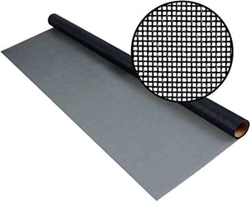 Photo 1 of No-See-Um Small Insect Screen -Mesh Bug Screen Roll - Tiny Insect Mesh Screen Roll for Window, Door, Patio, Porch Screening & Replacement, Charcoal
