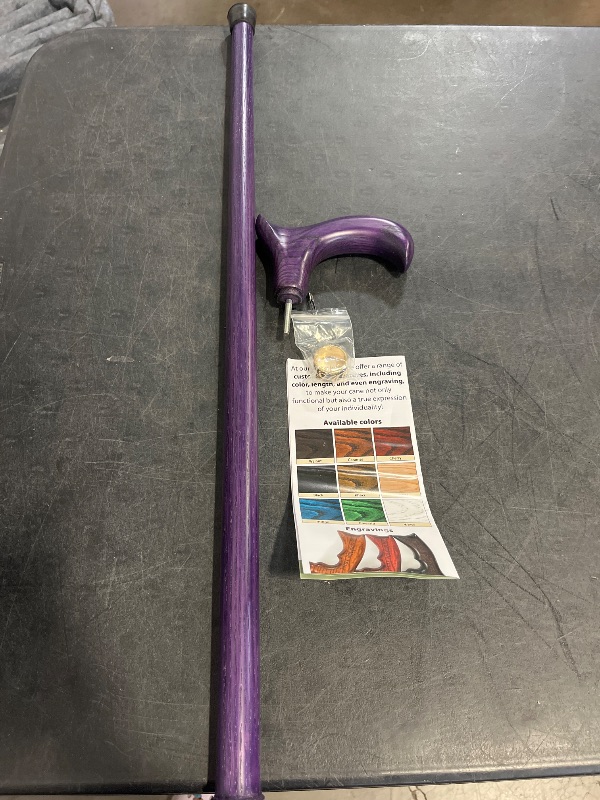 Photo 1 of Asterom Walking Cane - Handmade, Ergonomic, Wooden - Canes for Men & Women - Walking Sticks for Seniors, Unique, Wood