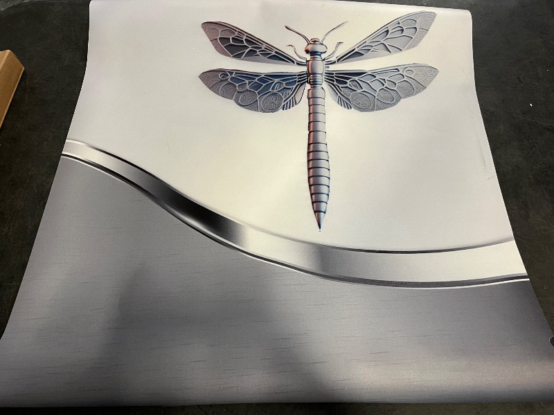 Photo 1 of Dishwasher Magnet Cover Kitchen Decor, Farm Dragonfly Pattern Refrigerator Magnetic Door Cover Vinyl Decal,Farmhouse Animal Home Appliance Magnet Sticker Sheet 23 W x 26 H inches
