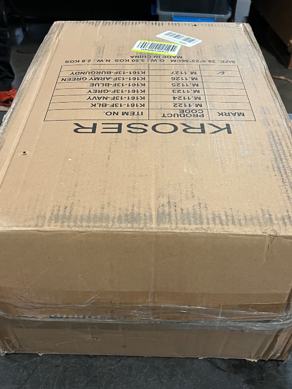 Photo 1 of *Tag Ripped Off* KROSER Softside Expandable Carry On Luggage with Spinner Wheels & Built-in TSA Lock, Durable Suitcase Rolling Luggage with USB Port, Carry-On 20-Inch, Burgundy