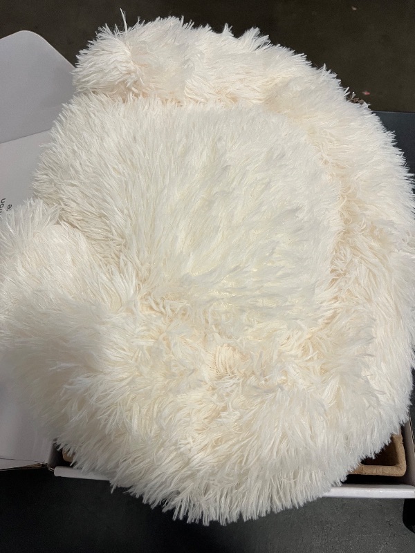 Photo 1 of Cat Desk Bed with 360° Rotation & Height Adjustment, 60LB Capacity – Ultra-Plush Desk Mounted Perch Attachment, Table Cat Bed for Computer Desk, Washable Fluffy Hammock