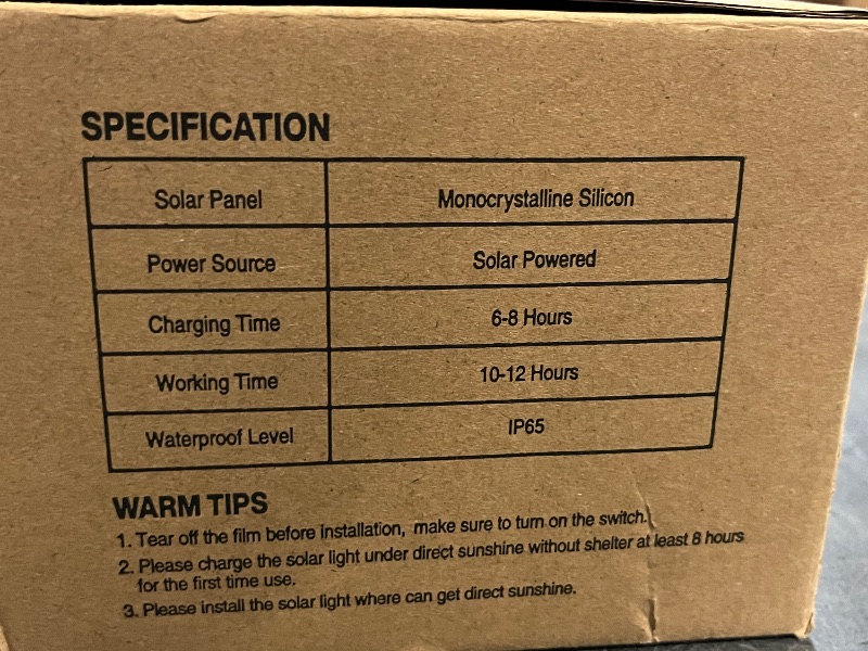 Photo 1 of 8 Pack Solar Pathway Lights Outdoor, 12 Brighter LED Solar Lights Outdoor Waterproof, Up to 12 Hrs Modern Path Light for Yard Garden Walkway Driveway Lawn (8 Pack)