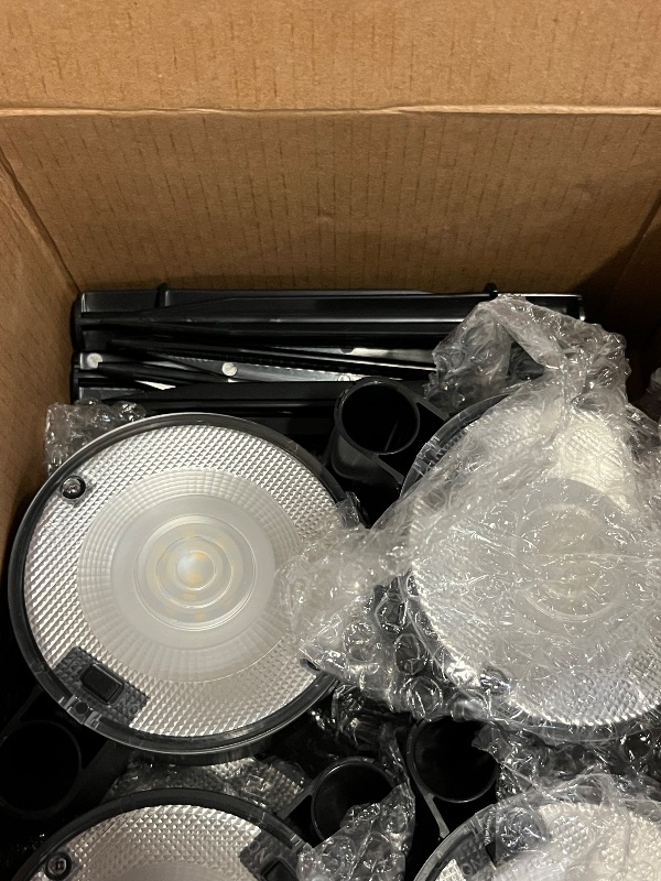 Photo 1 of 8 Pack Solar Pathway Lights Outdoor, 12 Brighter LED Solar Lights Outdoor Waterproof, Up to 12 Hrs Modern Path Light for Yard Garden Walkway Driveway Lawn (8 Pack)