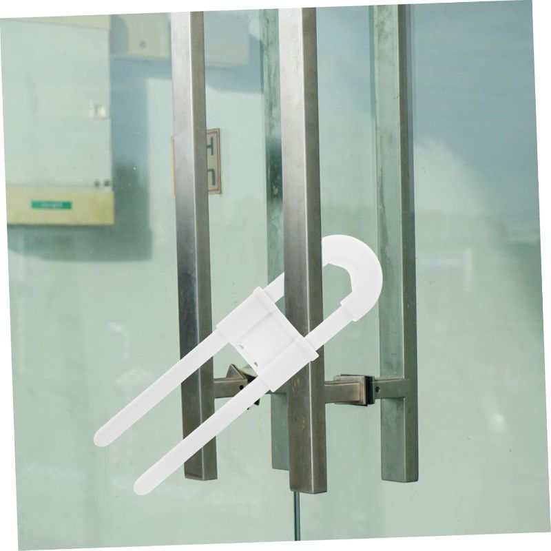 Photo 1 of 3Pcs Safety Cabinet Locks Easy Install Cupboard Latches for Pinch Design Durable and Reliable Pantry Lock for Protection