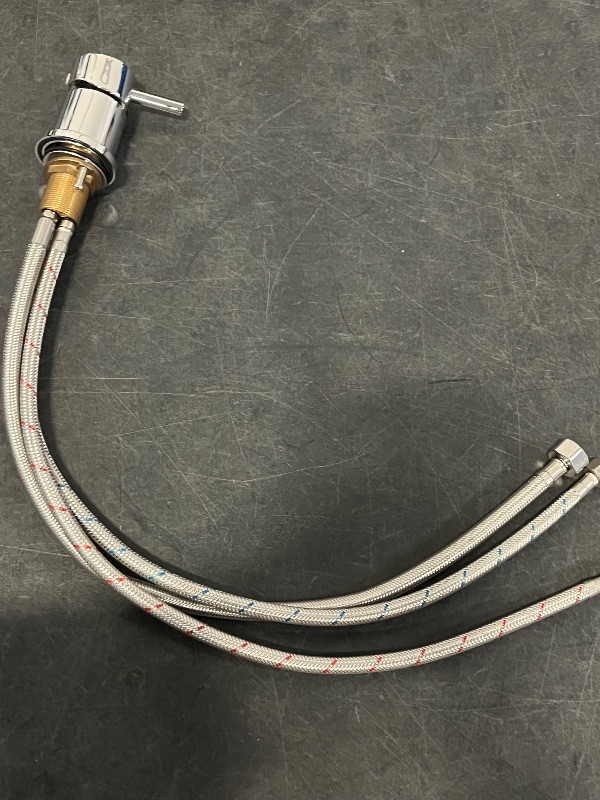 Photo 1 of CUHSA Basin Taps Wall Mounted, Brass Basin Mixer Tap, ° Swivel, Bathroom Sink Faucet Nozzle