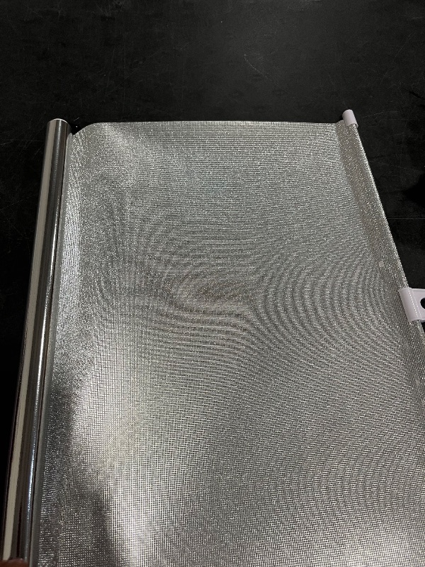 Photo 1 of Blackout Blind Shade with Suction Cups,Car Retractable Sunshade,No Drill Roller Blinds,Temporary Portable Window Cover Curtain,Privacy Screen for Home,Office,Car,Silver (W×H/20×49in)