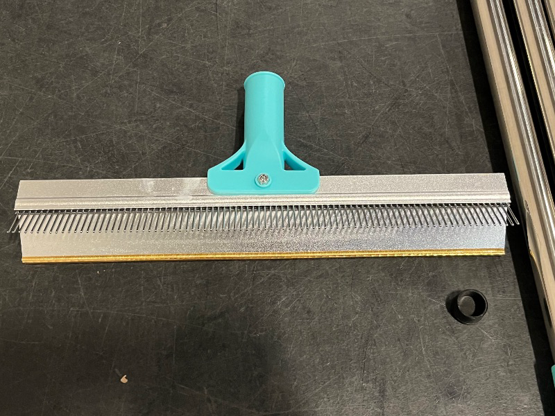 Photo 1 of 2 in 1 Carpet Rake for Pet Hair Removal, Reusable Pet Hair Remover, 54” Adjustable Long Handle Cat Dog Carpet Rake Scraper, Dog Hair Rake Brush for Rugs, Mats, Couch, Furniture