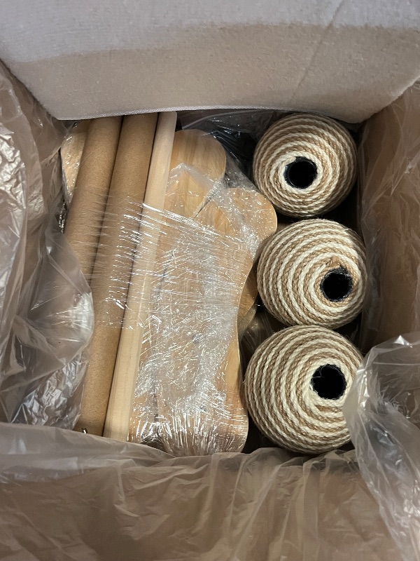 Photo 1 of Cat Scratch Pad with Replacement Scratching Felt, Large Cat Scratcher Bed Hammock Lounge for Scratching Pad, Protects Furniture,Kittens Gifts