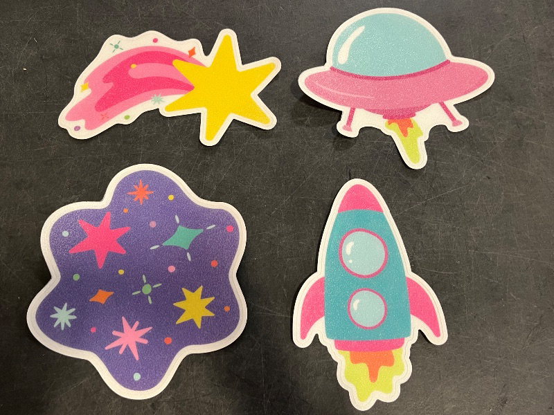 Photo 1 of 8 Bath Stickers , Space