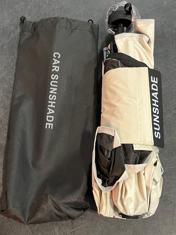 Photo 1 of Car Windshield Sun Shade,Foldable Car Shade Umbrella for Blocking Sunlight & Insulating Heat,Portable Windshield Cover Sun Shades Cars Interior Accessories for Cars SUVs