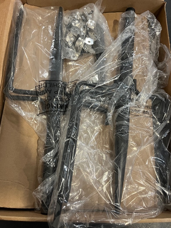 Photo 1 of 4 Pack String Light Poles for Outside, Heavy-Duty Metal Light Poles for Outdoor String Lights with Fork, Adjustable Lighting Accessories for Patio Decor Backyard Yard Pergola Garden Decorations (Lights Not Included)