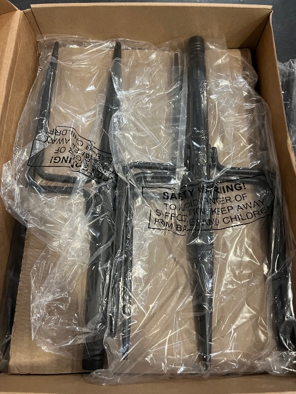 Photo 1 of 4 Pack String Light Poles for Outside, Heavy-Duty Metal Light Poles for Outdoor String Lights with Fork, Adjustable Lighting Accessories for Patio Decor Backyard Yard Pergola Garden Decorations (Lights Not Included)