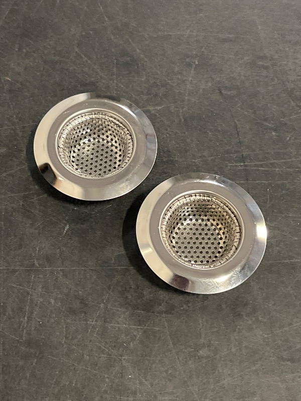 Photo 1 of 2PCS Bathtub Drain Strainer - 2.79 inch Bathtub Floor Shower Hair Drain Catcher Cover, Stainless Steel Bathroom Sink Strainer Filter Basket for Bathroom Sink, Wash Basin 
