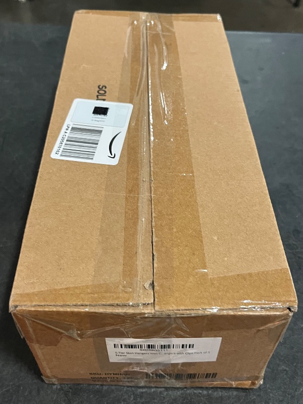 Photo 1 of DEILSY™ 5-Tier Skirt Hangers with Clips (3 PK) Pant Space Saving Multiple in one Clothes with Clip Multiple Pants Hanger for Closet Bottom Hangers Metal Hanger with Clips