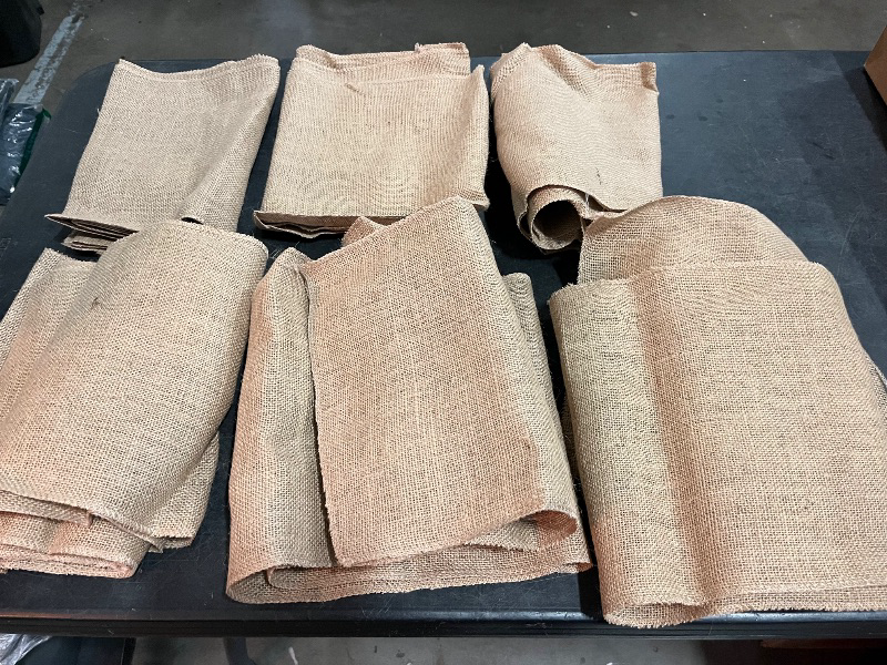 Photo 1 of *Missing One** 6 Rolls 7.8" × 9.8' Natural Burlap Tree Wraps for Winter Plants Freeze Protection Bandage,Gardening Tree Trunk Antifreeze Fabric Bark Wrap for Keeping Plant Warm and Moisturizing