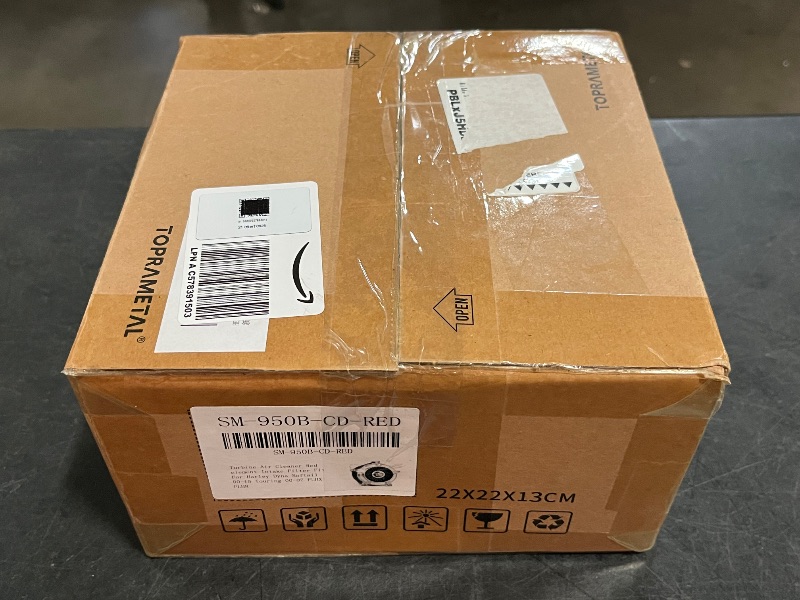 Photo 1 of Air Filter Cleaner for Harley Davidson Softail Touring Street Road King Glide Trike for Harley Davidson Air Intake Filters for Touring 08-16, Softail 16-17 Red
