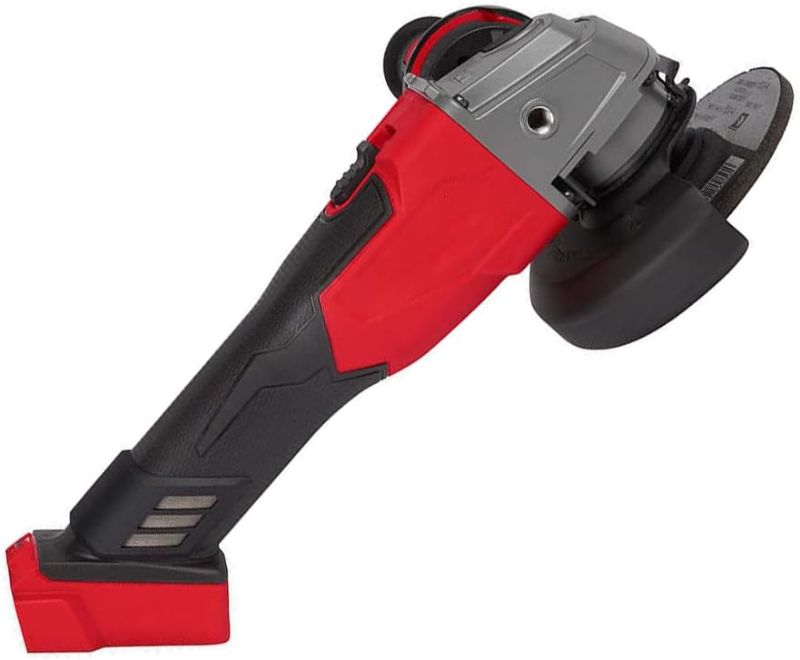 Photo 1 of Grinder, For Milwaukee 2881-20 M18 4-1/2"" / 5"" Grinder Slide Switch Lock-On (Size:12.7 x 2.7 x 4 in) - Bare Tool, Red,black