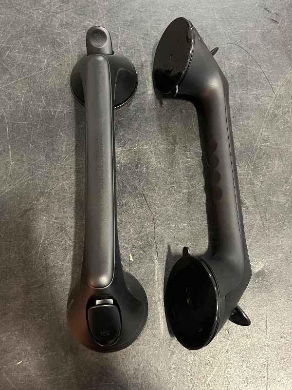 Photo 1 of 2 Pack 16 Inch Grab Bars for Bathtubs and Showers for Seniors, Heavy Duty Shower Handle for Elderly, Suction Cup Removable Handrails Handicap Bath Grip Bathroom Safety Grips Black