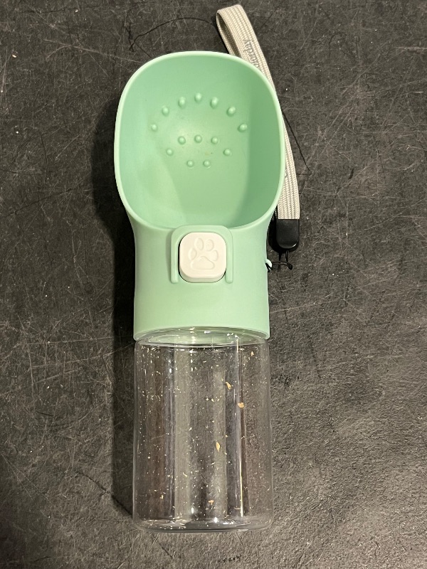 Photo 1 of Colorday Handheld Dog Treat Dispenser Built-in Clicker & Treat Pouch, Hand Feeder for Puppy Training Walking Hiking Traveling (6.7 OZ, Green)