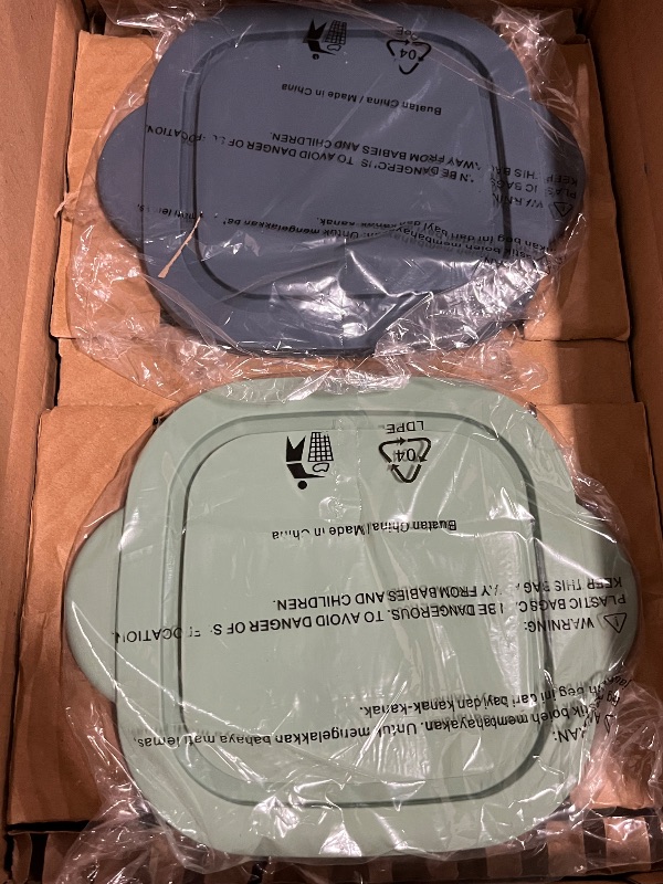 Photo 1 of 6-Cup Tempered Glass Container 2 PACK, Compatible with Ninja Crispi 4-in-1 Portable Cooking System, Microwave, Freezer and Dishwasher Safe, PFAS Free Glass Cooking Surface