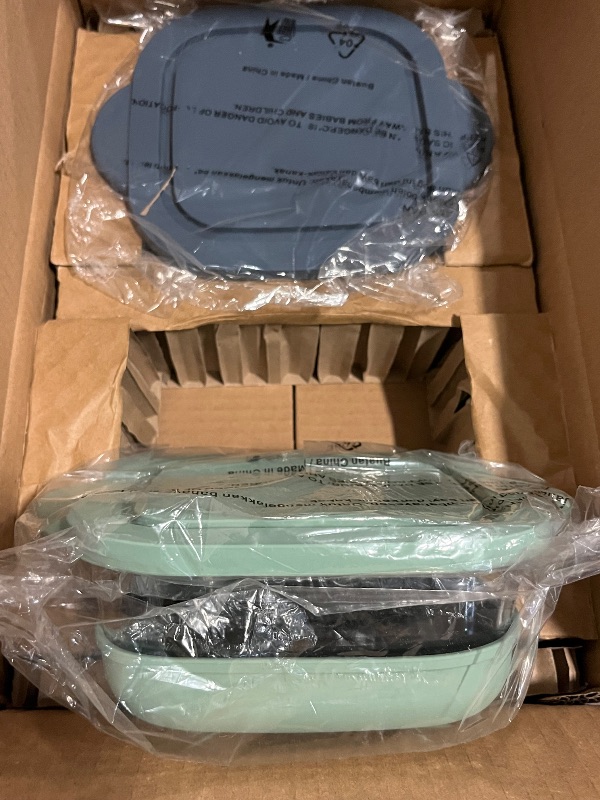 Photo 1 of 6-Cup Tempered Glass Container 2 PACK, Compatible with Ninja Crispi 4-in-1 Portable Cooking System, Microwave, Freezer and Dishwasher Safe, PFAS Free Glass Cooking Surface