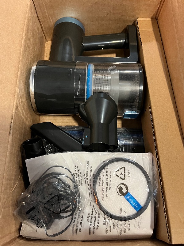 Photo 1 of Cordless Vacuum Cleaner with Self-Standing, LED Screen Stick Vacuum Cleaners for Home, Lightweight Powerful Suction Vacuum, 6-in-1 Rechargeable Vacuum for Carpets, Pet Hair, Hardwood Floors