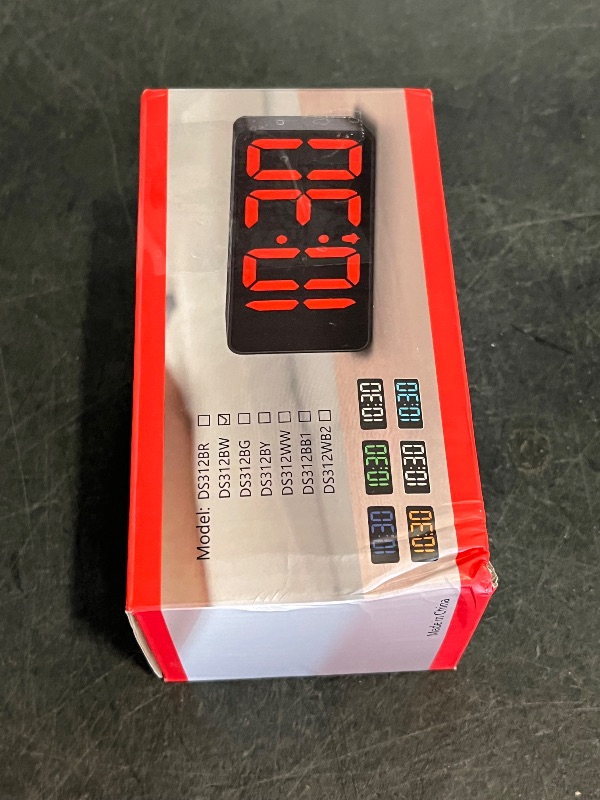 Photo 1 of DreamSky Small Digital Alarm Clock for Bedroom, Large Big Numbers Display with Brightness Dimmer, Electric Bedside Desk Clock with USB Charging Port, Adjustable Alarm Volume, USB-C Adapter Powered