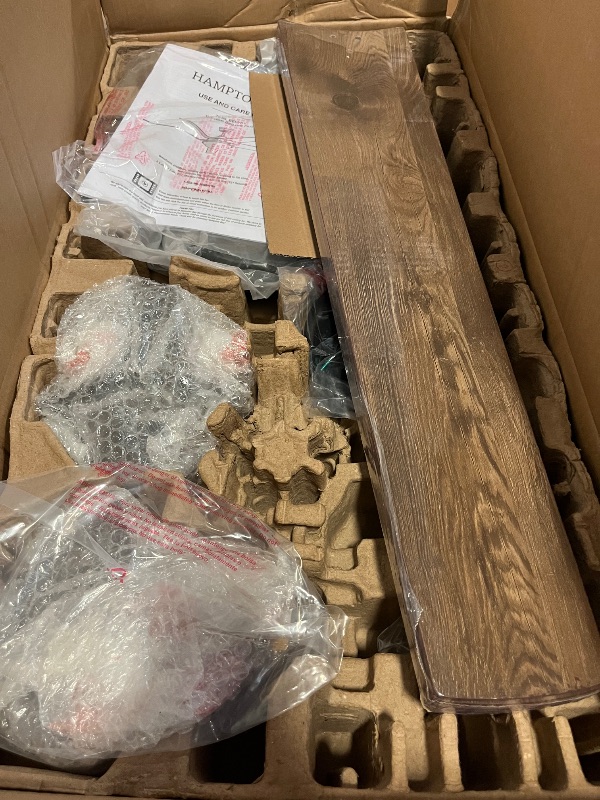 Photo 1 of Hampton Bay Gazebo III 70 in. Indoor/Outdoor Natural Iron Ceiling Fan with Light Kit YG836A-NI