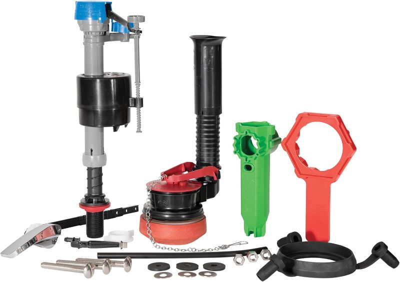 Photo 1 of Fluidmaster K-400H-021-P8 PerforMAX 2-Inch Everything Toilet Repair Kit, Multicolor