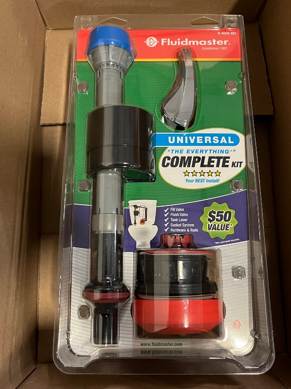 Photo 1 of Fluidmaster K-400H-021-P8 PerforMAX 2-Inch Everything Toilet Repair Kit, Multicolor