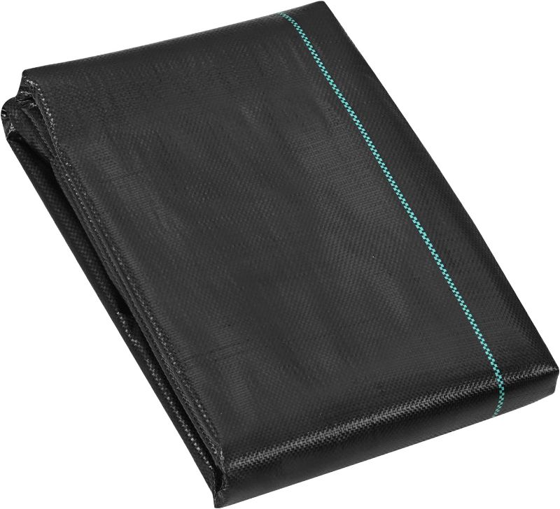 Photo 1 of Vevor  Barrier Landscape Fabric, 4*100FT Heavy Duty Garden Weed Fabric, Woven PP Weed Control Fabric, Driveway Fabric, Geotextile Fabric for Landscaping, Ground Cover, Weed Blocker Weed Mat, Black