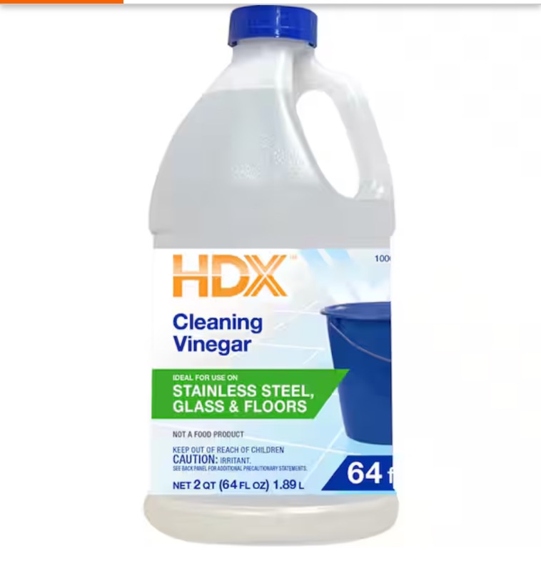 Photo 1 of 4 HDX Cleaning Vinegar 64fl Each