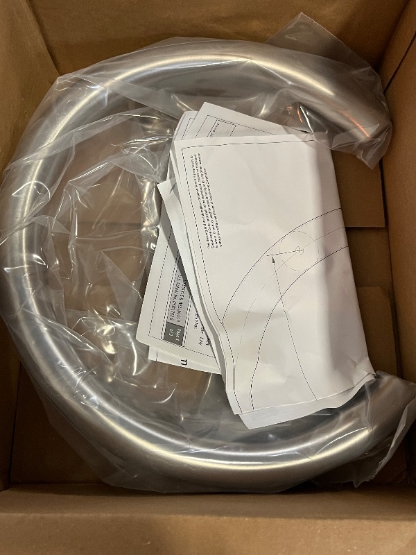 Photo 1 of 12-inch Huntington Shower Valve Grab Bar Front Mount, ADA Compliant, Satin