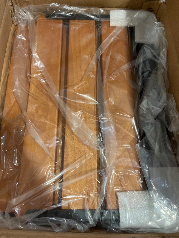 Photo 1 of Folding Shower Seat Teak, Folding Shower Seat Wall Mounted, Foldable Shower Chair for Home Care, 450 lbs Capacity (Black-Colored Stainless Steel, 13'' D x 17'' W x 10'' H)