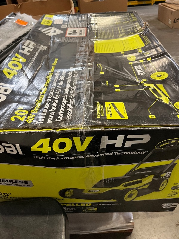 Photo 1 of 40V HP BRUSHLESS 20" SELF-PROPELLED LAWN MOWER