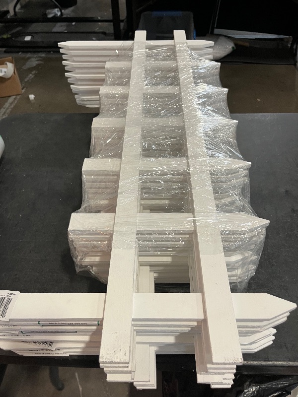 Photo 1 of Greenes Fence Deluxe Picket Wooden Fence - 18" L x 36" W (Pack of 12)