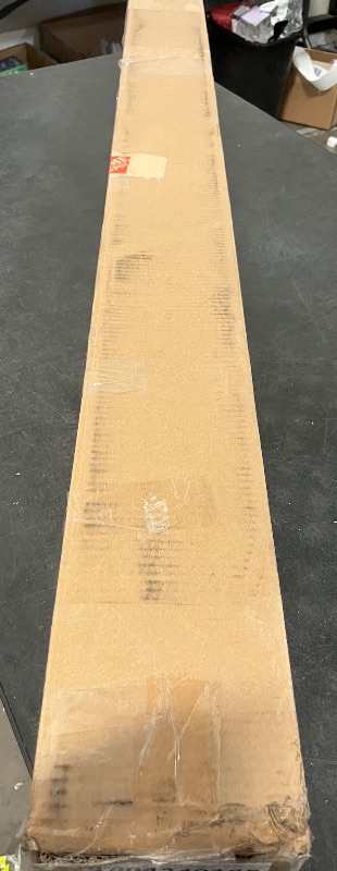 Photo 1 of DEZ FURNISHINGS Cordless 2" Faux Wood Blind, 54.5" W x 36" H, White