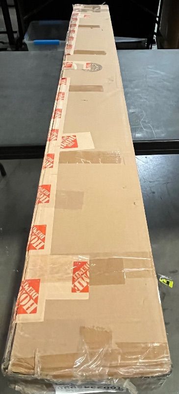 Photo 1 of DEZ FURNISHINGS Cordless 2" Faux Wood Blind, 66.5" W x 72" H, White