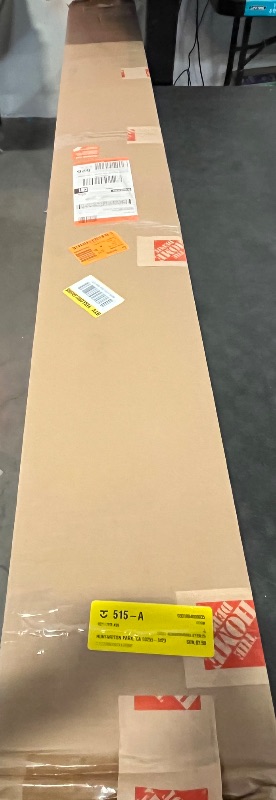 Photo 1 of DEZ FURNISHINGS Cordless 2" Faux Wood Blind, 72.5" W x 72" H, White