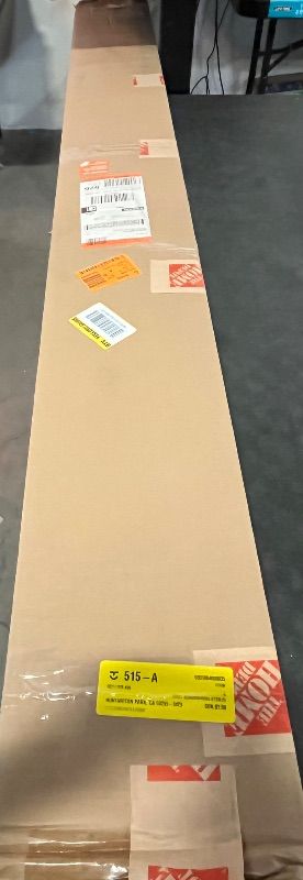 Photo 1 of DEZ FURNISHINGS Cordless 2" Faux Wood Blind, 72.5" W x 72" H, White