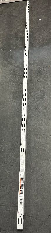 Photo 1 of ClosetMaid 2808 ShelfTrack 60-Inch Standard, White