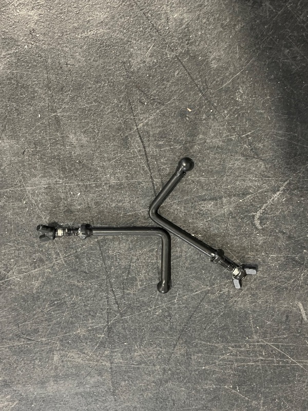 Photo 1 of Deco 79 Metal Scroll Display Easel Adjustable 3 Tier Floor Standing Easel with Chain Support and Swirl Finial, Display Stand 21" x 23" x 63", Black