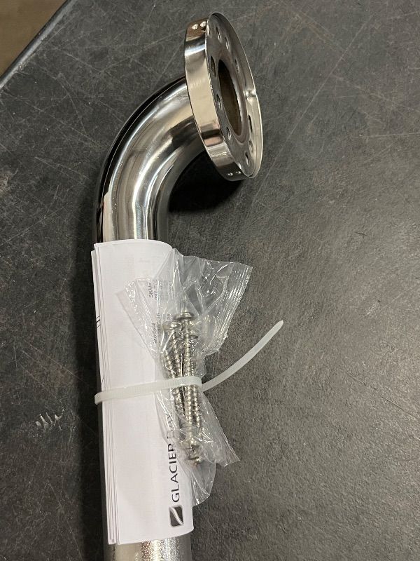 Photo 1 of 42" Wall Mount Grab Bar, 1 ¼" Diameter, Concealed Flanges, ADA Compliant, Peened with Satin Ends