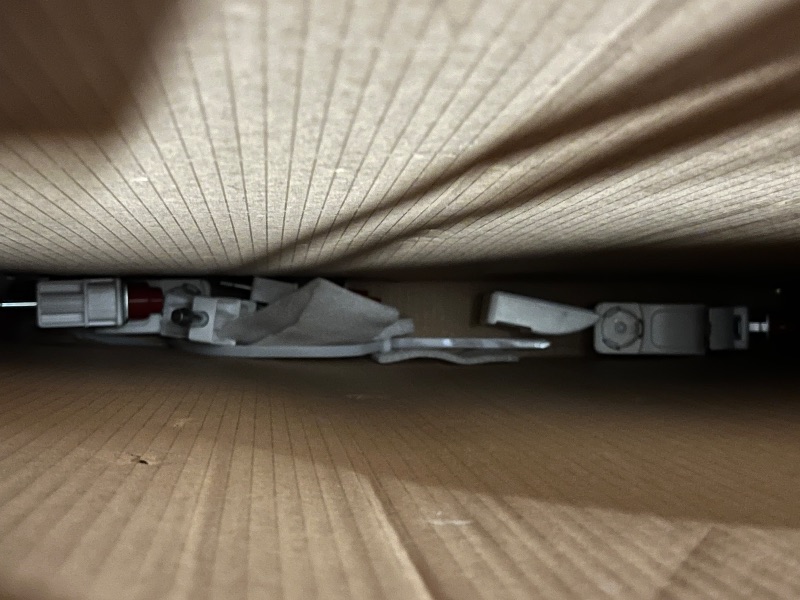 Photo 1 of Ingenuity The Doorway 37W Series Pet and Baby Gate with Quad Cam Lock, 30"-37" Wide, 28" Tall, Pressure or Hardware Mounted, Install on Wall or Banister in Doorway or Stairway, Auto Close Door - White